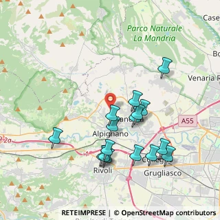 Mappa Via Fornace, 10091 Alpignano TO, Italia (3.88125)
