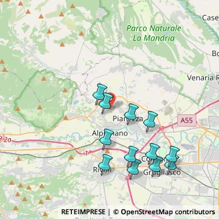 Mappa Via Fornace, 10091 Alpignano TO, Italia (4.30417)