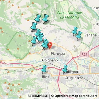 Mappa Via Fornace, 10091 Alpignano TO, Italia (3.4675)