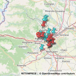 Mappa Via Fornace, 10091 Alpignano TO, Italia (9.937)