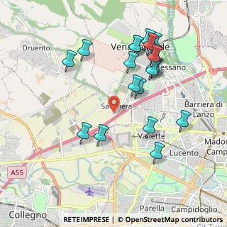 Mappa Via Villa Cristina, 10093 Collegno TO, Italia (2.025)