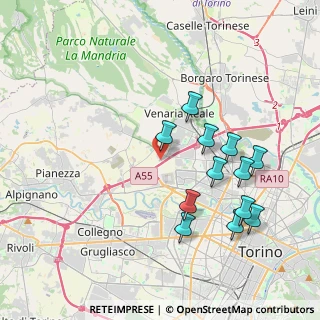 Mappa Via Villa Cristina, 10093 Collegno TO, Italia (3.94333)