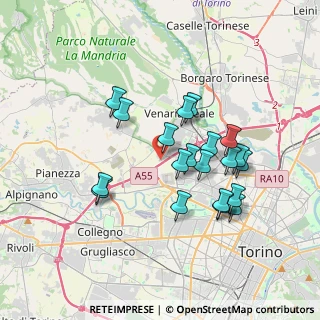 Mappa Via Villa Cristina, 10093 Collegno TO, Italia (3.2635)