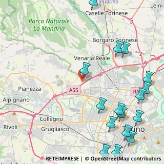 Mappa Via Villa Cristina, 10093 Collegno TO, Italia (6.1675)