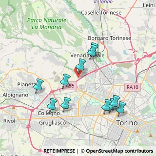 Mappa Via Villa Cristina, 10093 Collegno TO, Italia (3.94364)
