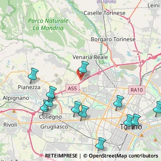 Mappa Via Villa Cristina, 10093 Collegno TO, Italia (5.47417)