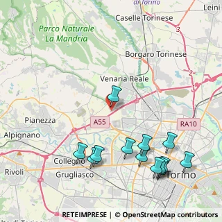Mappa Via Villa Cristina, 10093 Collegno TO, Italia (5.09692)