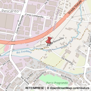 Mappa Via Pescarito, 101, 10099 Torino, Torino (Piemonte)