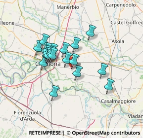 Mappa Via Bresciani, 26048 Sospiro CR, Italia (11.0105)