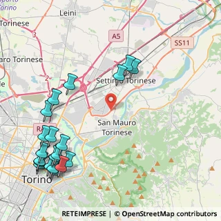 Mappa Borgata Paradiso, 10036 Settimo Torinese TO, Italia (5.732)