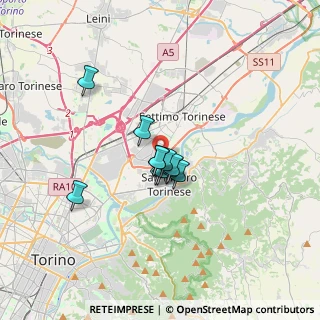 Mappa Borgata Paradiso, 10036 Settimo Torinese TO, Italia (2.06455)