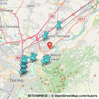 Mappa Borgata Paradiso, 10036 Settimo Torinese TO, Italia (4.75385)