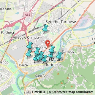 Mappa Borgata Paradiso, 10036 Settimo Torinese TO, Italia (1.50364)