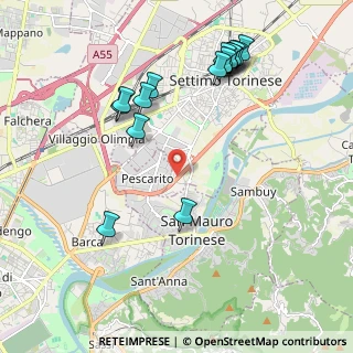 Mappa Borgata Paradiso, 10036 Settimo Torinese TO, Italia (2.27667)