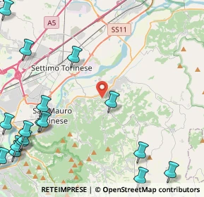 Mappa 10090 Castiglione torinese TO, Italia (7.111)
