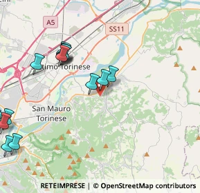 Mappa 10090 Castiglione torinese TO, Italia (6.2825)