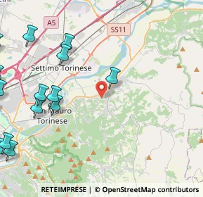 Mappa 10090 Castiglione torinese TO, Italia (7.0935)