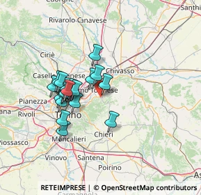 Mappa 10090 Castiglione torinese TO, Italia (11.16632)