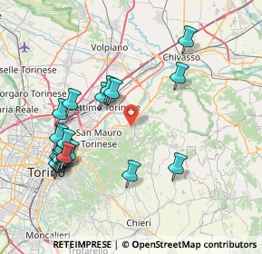 Mappa 10090 Castiglione torinese TO, Italia (8.5985)