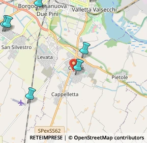 Mappa Via M. Curie, 46030 Borgo Virgilio MN, Italia (3.705)