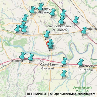 Mappa Viale Caduti, 27017 Pieve Porto Morone PV, Italia (9.77)