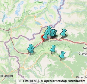 Mappa 10050 Chiomonte TO, Italia (8.9025)