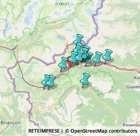 Mappa 10050 Chiomonte TO, Italia (8.03929)