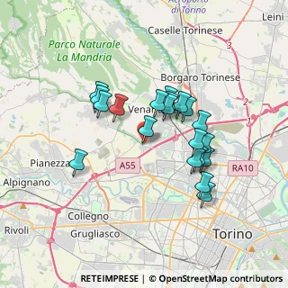 Mappa Strada Torino Druento, 10093 Collegno TO, Italia (2.992)