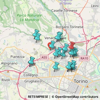 Mappa Strada Torino Druento, 10093 Collegno TO, Italia (3.3445)
