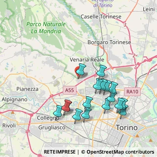 Mappa Strada Torino Druento, 10093 Collegno TO, Italia (4.14529)