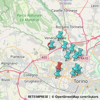 Mappa Strada Torino Druento, 10093 Collegno TO, Italia (4.03333)