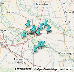 Mappa Via Bardelli, 26040 Bonemerse CR, Italia (8.47417)
