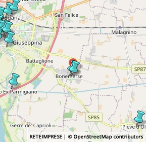 Mappa Via Bardelli, 26040 Bonemerse CR, Italia (4.0425)