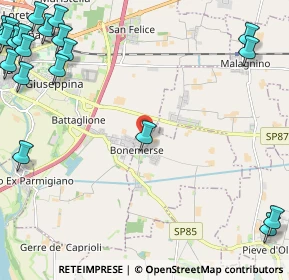 Mappa Via Bardelli, 26040 Bonemerse CR, Italia (3.6815)