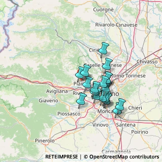 Mappa Via Ilaria Alpi, 10044 Pianezza TO, Italia (11.32947)