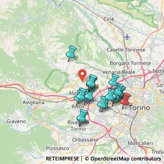 Mappa Via Lanzo, 10044 Pianezza TO, Italia (6.5905)