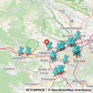 Mappa Via Ilaria Alpi, 10044 Pianezza TO, Italia (8.6665)