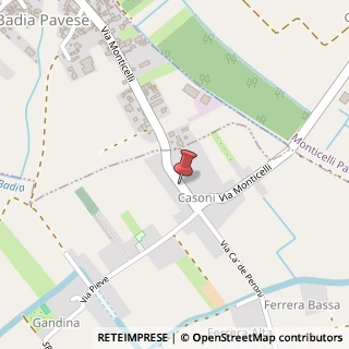 Mappa Via Badia Pavese, 21, 27017 Pieve Porto Morone, Pavia (Lombardia)
