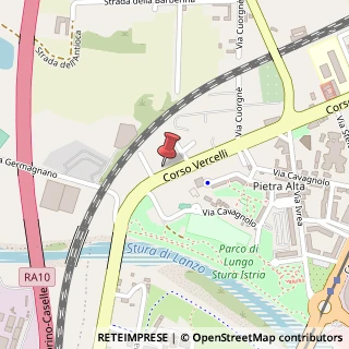 Mappa Corso Vercelli, 387, 10156 Torino, Torino (Piemonte)