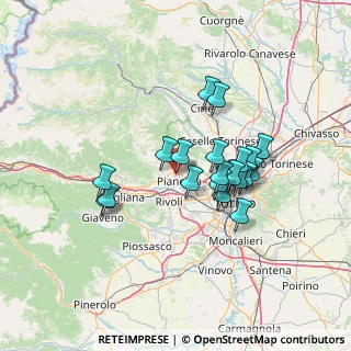 Mappa Via Almese, 10044 Pianezza TO, Italia (11.448)