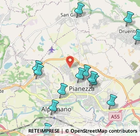 Mappa Via Almese, 10044 Pianezza TO, Italia (2.43308)