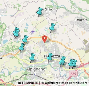 Mappa Via Almese, 10044 Pianezza TO, Italia (2.35417)