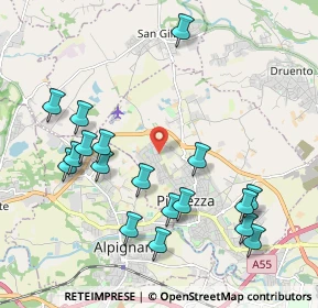 Mappa Via Almese, 10044 Pianezza TO, Italia (2.22056)