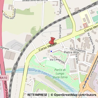 Mappa Corso Vercelli, 356, 10156 Torino, Torino (Piemonte)