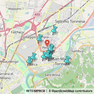 Mappa Corso Lombardia, 10099 Area Produttiva TO, Italia (1.41091)