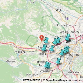 Mappa Via Tetti Gai, 10091 Alpignano TO, Italia (9.003)