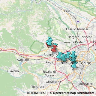 Mappa Via Tetti Gai, 10091 Alpignano TO, Italia (6.41417)