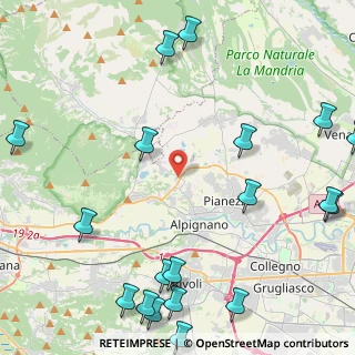 Mappa Via Tetti Gai, 10091 Alpignano TO, Italia (6.559)