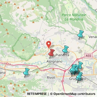 Mappa Via Tetti Gai, 10091 Alpignano TO, Italia (5.96917)