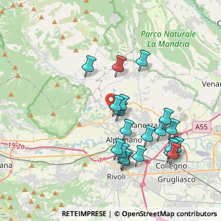 Mappa Via Tetti Gai, 10091 Alpignano TO, Italia (3.965)